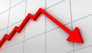 down arrow graphic - Depositphotos